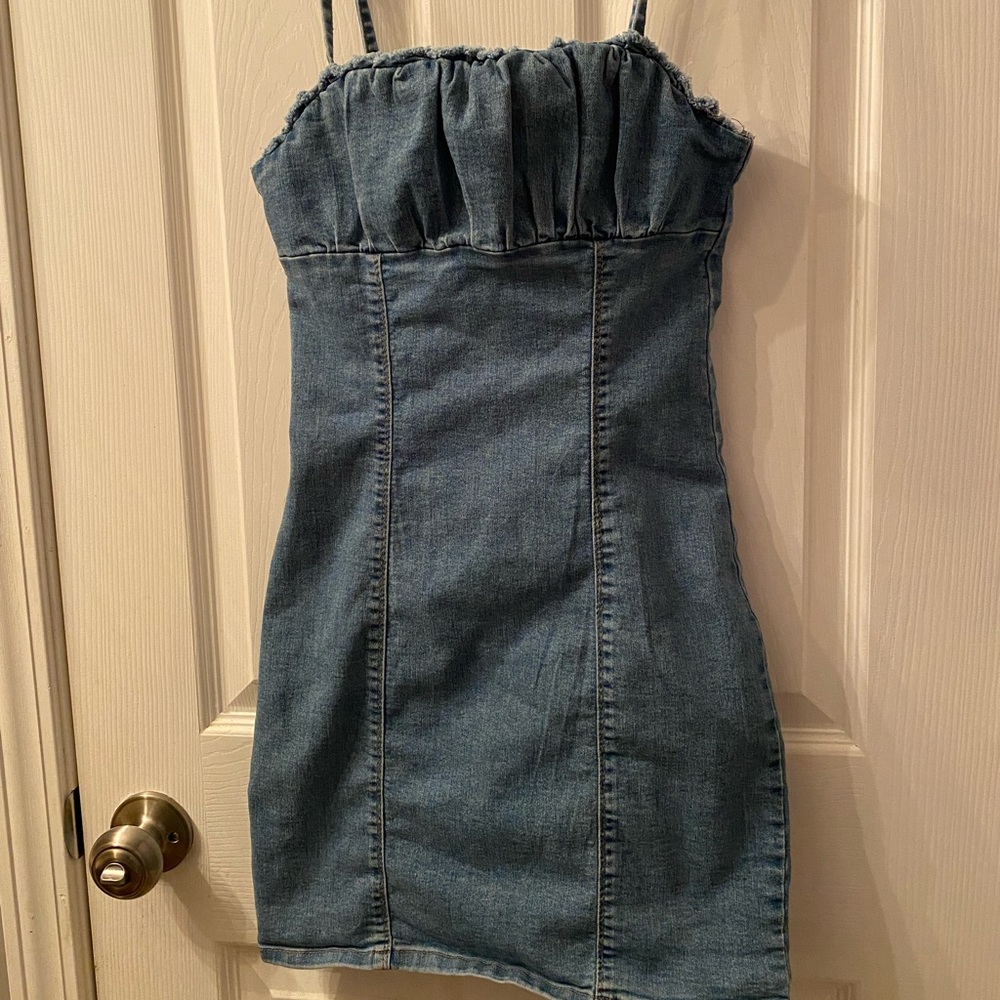 Denim dress- Xs